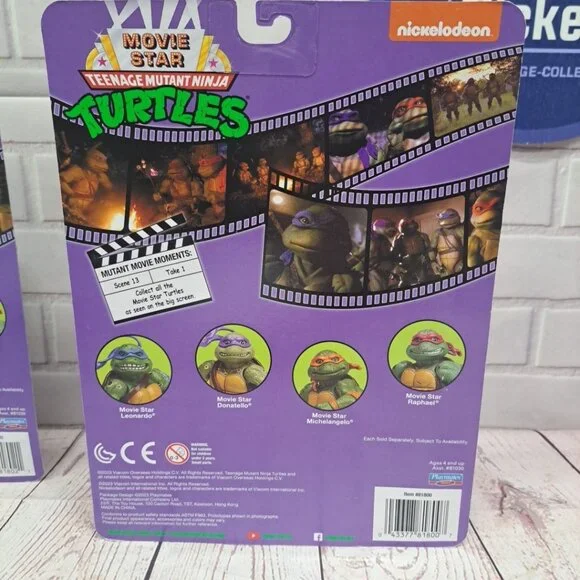 Teenage Mutant Ninja Turtles Classics Movie Star Set of 4 2023 Playmates Sealed - Picture 7 of 10